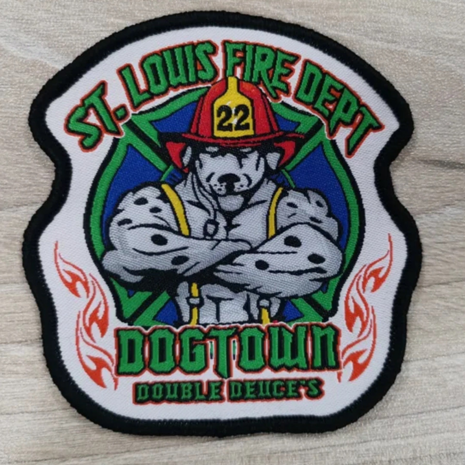 STLFD Firefigher Silver Keychain